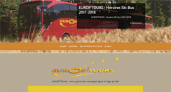 Desktop Screenshot of europtours.fr